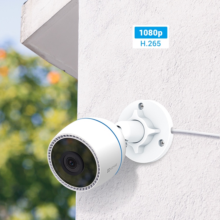 Camera IP WIFI Ngoài Trời AI Thông Minh EZVIZ C3N C3WN C3TN (1080P), có màu ban đêm, có mic (chính hãng Hikvision VN)