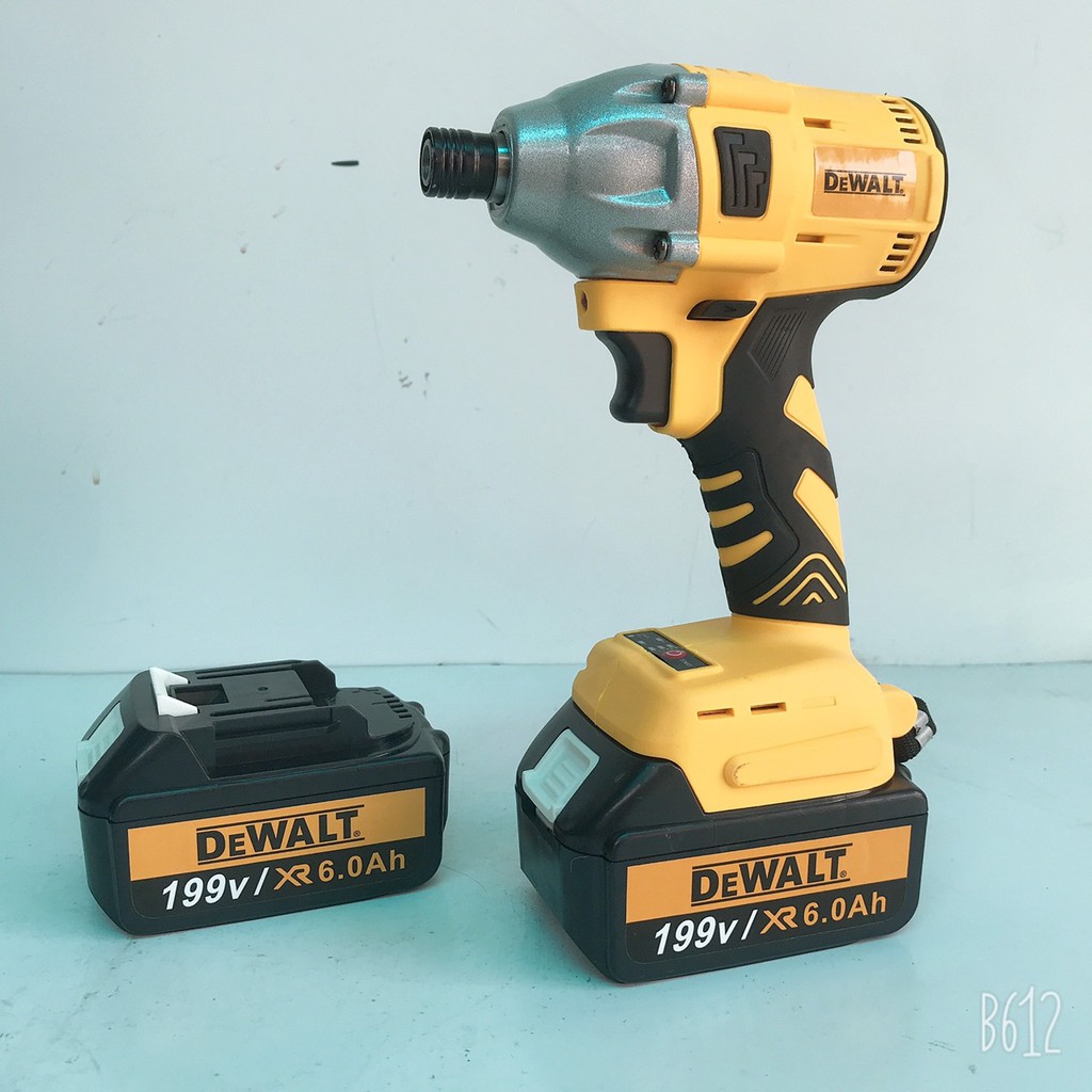 Máy chuyên vít dùng pin DeWalt 199V Động cơ Không chổi than - Kèm 2 pin