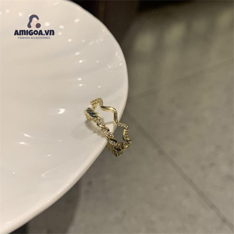 ✨✨Nhẫn Hở Siêu Nhẹ Thiết Kế Sang Trọng Thời Trang Cao Cấp Cho Nữ