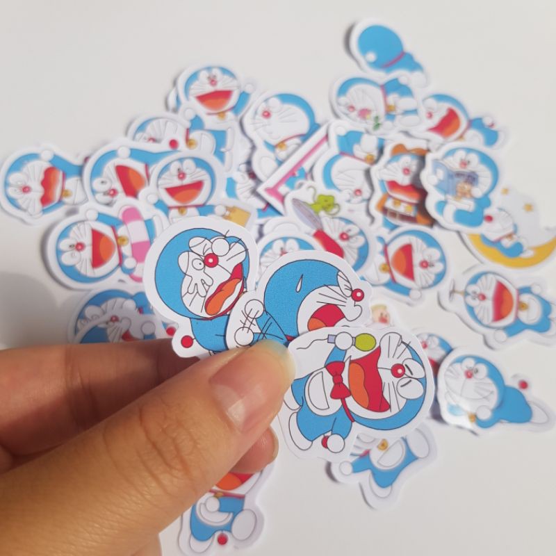 Set 2 Sticker Doremon Dán Trang Trí Sổ Chỉ 1k, Deal 1k