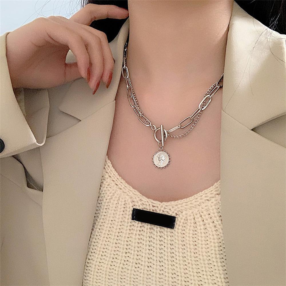 Vòng cổ Hai Lớp Thời Trang Cá Tính Cho Nữ