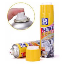 Chai xịt bọt bảo dưỡng nội thất oto, tẩy vệ sinh đa năng BOTNY 650ml