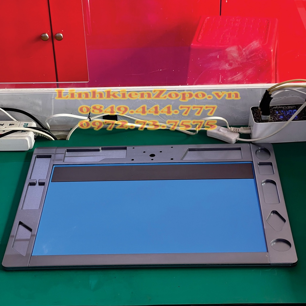 Chân Đế Kính Hiển Vi Nhôm Nguyên Khối 43cm x 34cm