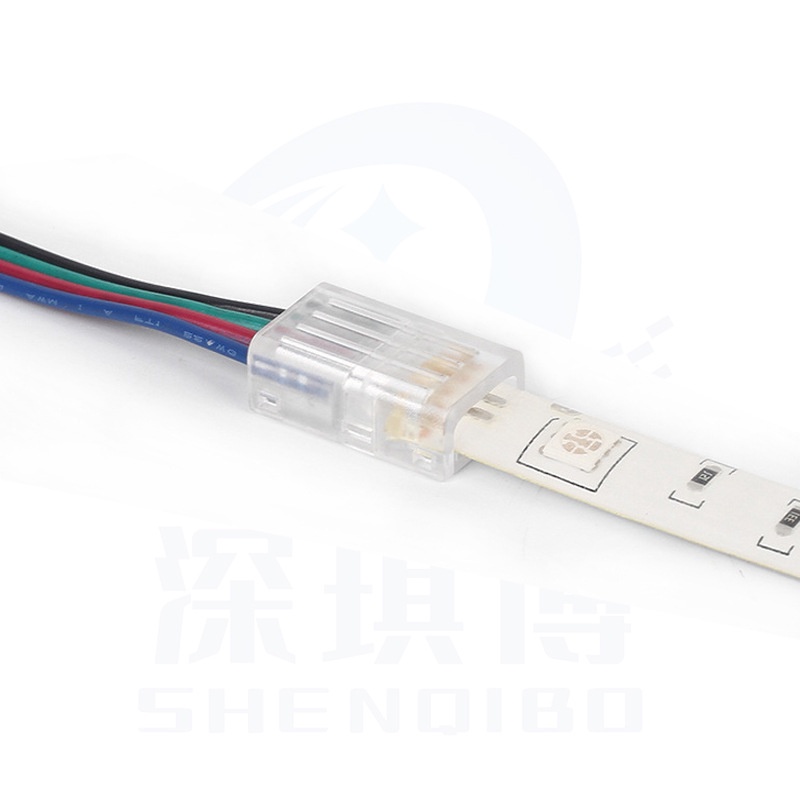 Đầu nối dài nguồn dây led RGB 5050 Không Cần Hàn Chỉ Cần Bấm, Dễ Sử Dụng Khi Nối Dây LED RGB