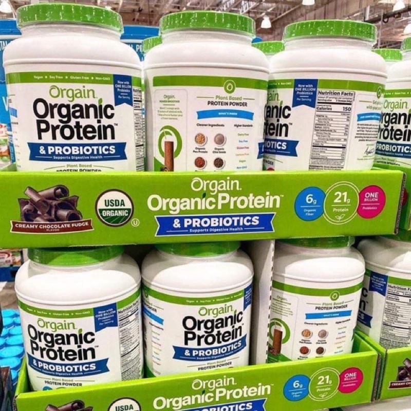 Bột làm bánh Protein Organic Orgain 1.242kg Vị Socola/ Vani Mỹ