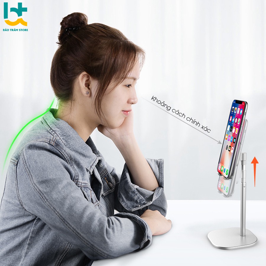 Giá đỡ điện thoại, Giá đỡ máy tính bảng để bàn - Hợp Kim Nhôm siêu bền đẹp | BigBuy360 - bigbuy360.vn