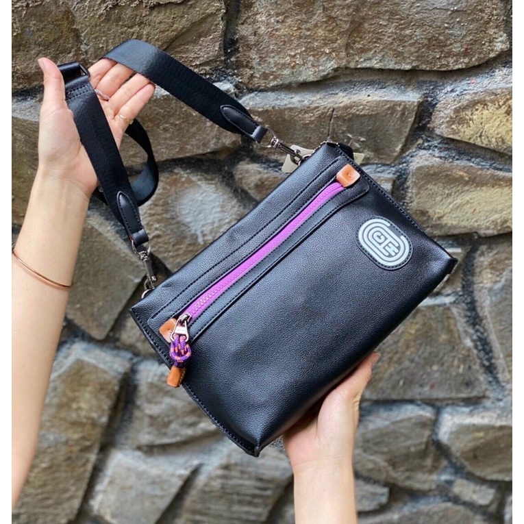 TÚI COACH NAM NỮ UNISEX KIÊM CLUTCH CÓ MÓC KHOÁ