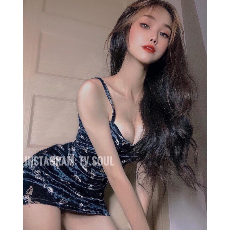 [CÓ SẴN - ẢNH THẬT TV.SOUL] Đầm/bodysuit bướm nhung | BigBuy360 - bigbuy360.vn