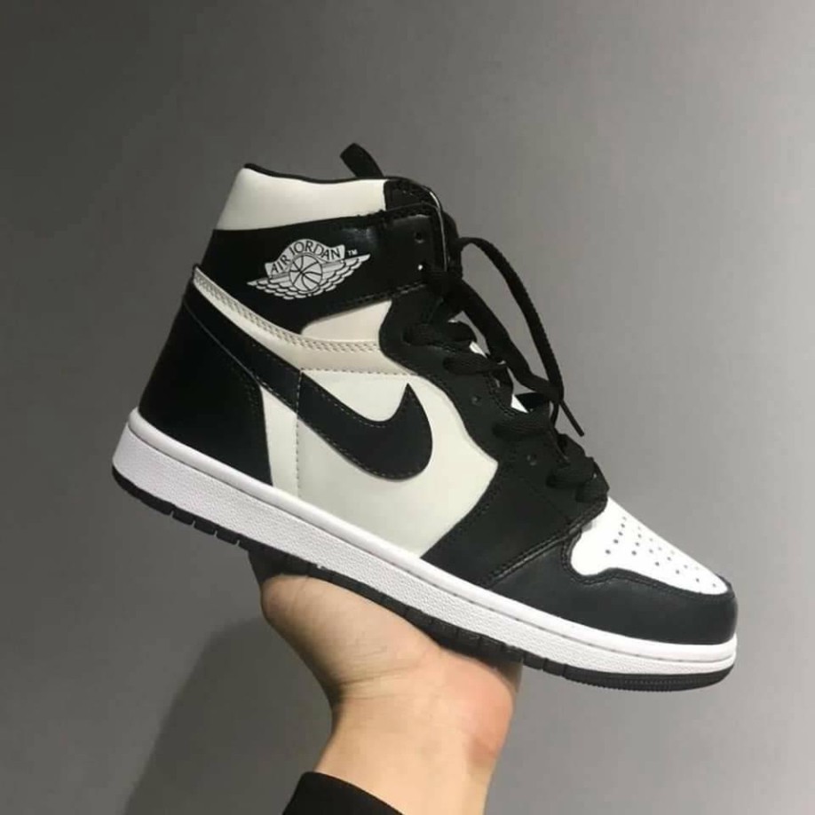 [ 𝐒𝐀𝐋𝐄 ĐẬ𝐌 ]✅phun box bill✅ Giày thể thao Jd 1 High Twist ( Panda ) Đen Trắng, Giày JORDAN đen trắng cao | BigBuy360 - bigbuy360.vn