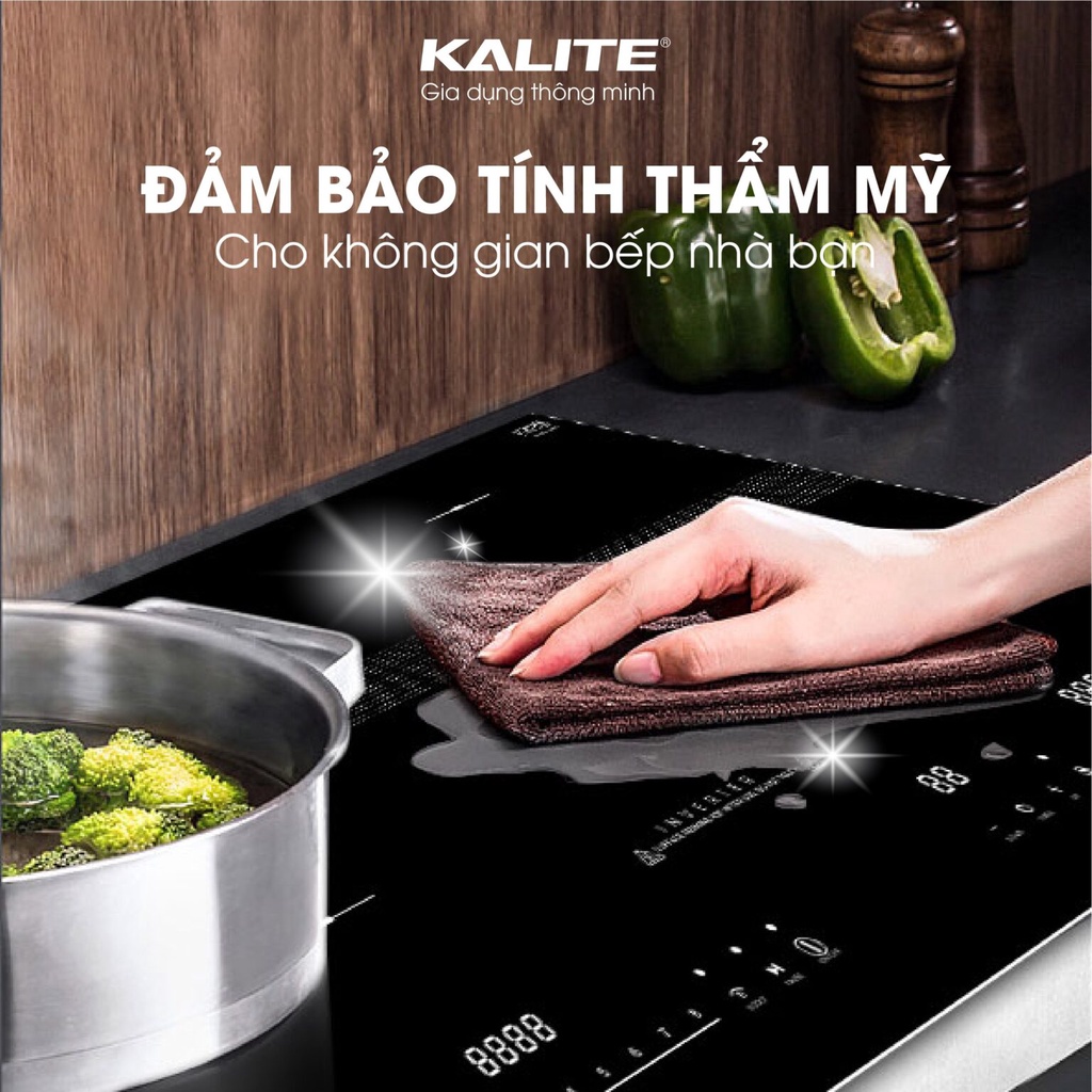 Bếp điện từ đôi KALITE KL 3900 tiết kiệm điện năng - công suất khủng đứng đầu thị trường 4000W