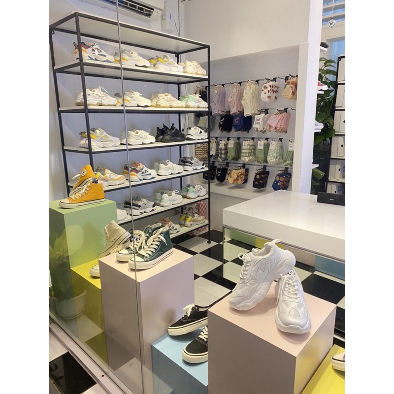 Giày thể thao sneakers xanh gọn nhẹ độn 3cm tăng chiều cao