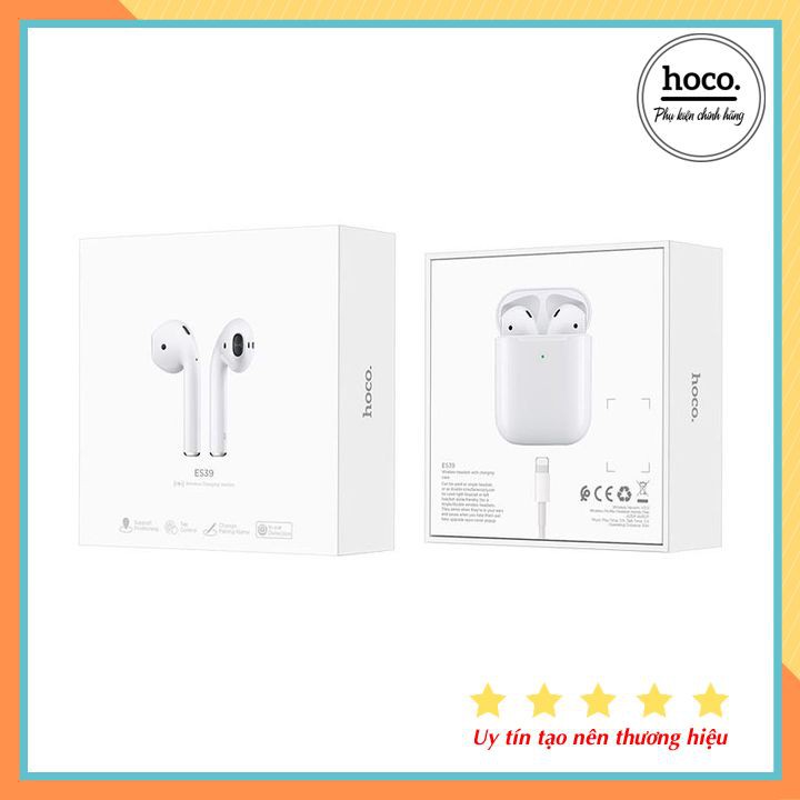 Tai Nghe Bluetooth Cảm Ứng 2 Bên Tws V5.0 Có Mic Hoco ES39 / Hoco EW02/ Hoco ME2, Chính Hãng - Bảo Hành 12 Tháng