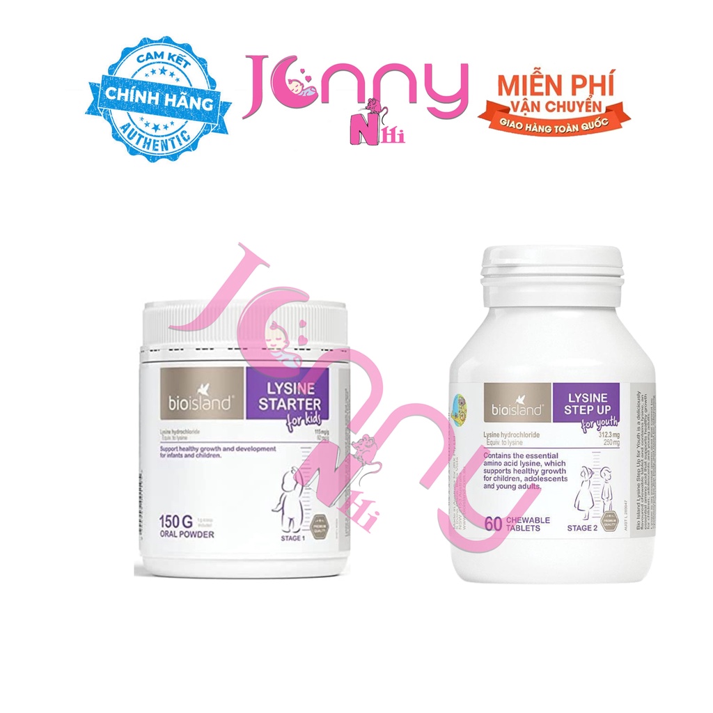 Bột/Viên Uống Bio Island Lysine [Úc] - Tăng Chiều Cao, Tăng Chuyển Hóa Cho Trẻ giá tốt