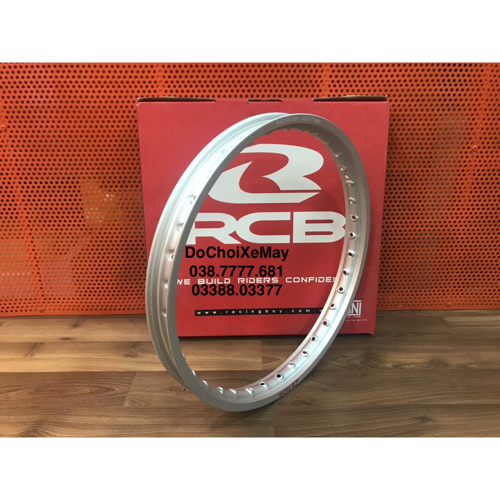 Niềng nhôm RCB Racingboy chính hãng 1.4 1.6 đen và bạc hàng siêu bền . DoChoiXeMay