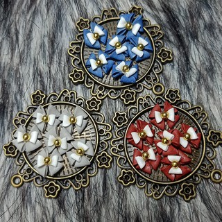 Nơ bột 5D nhụy charm cao cấp N11
