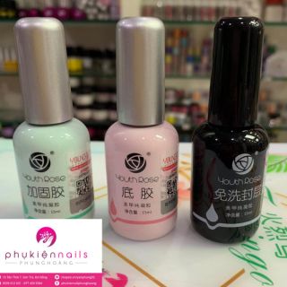 Bộ Hoa Hồng ( Top +Base Liên Kết + Cứng Móng) 5.0