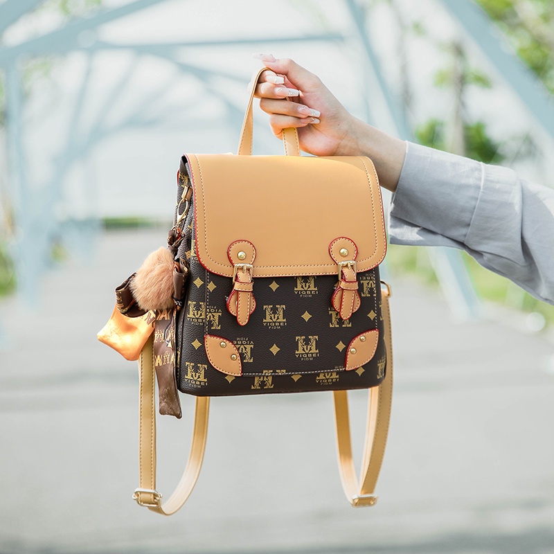 Ba Lô Thời Trang In Họa Tiết Phong Cách Hàn Quốc Dành Cho Nữ