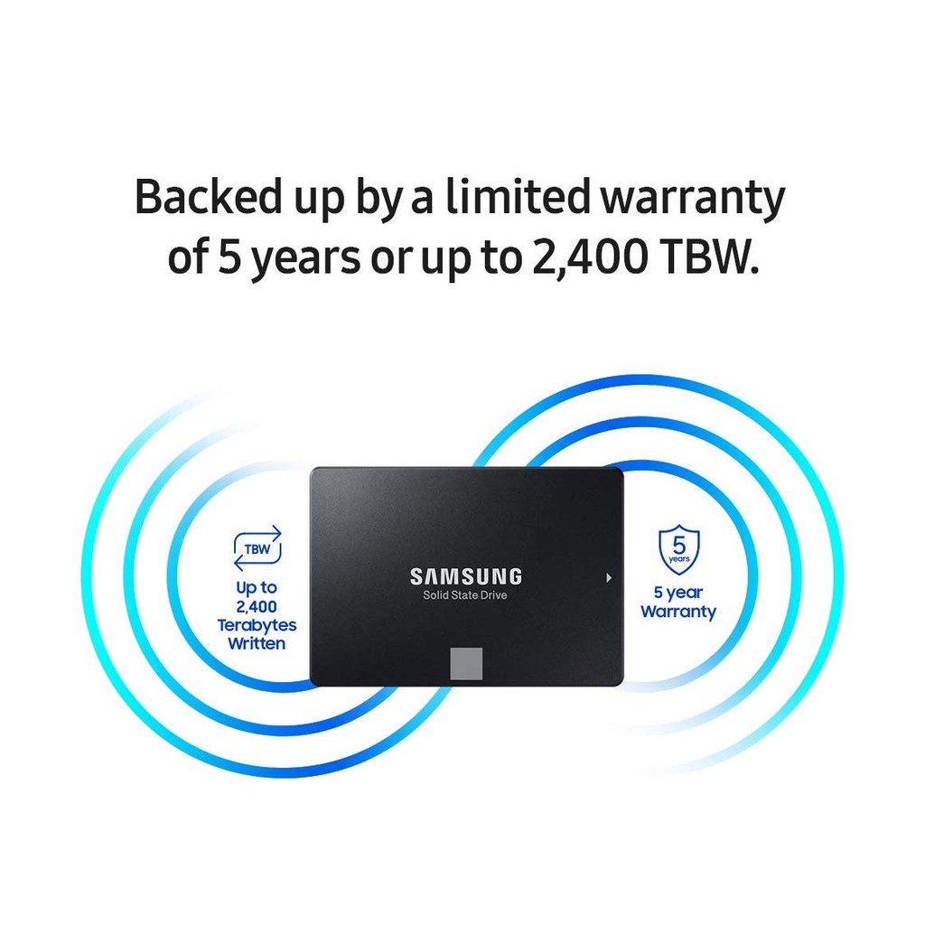 Ổ cứng SSD Samsung 860 Evo 250GB Sata III 2.5 inch (MZ-76E250BW) - Hãng phân phối chính thức