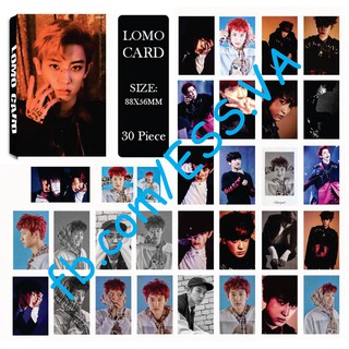 Hộp lomo card exo - lotto chanyeol baekhyun sehun