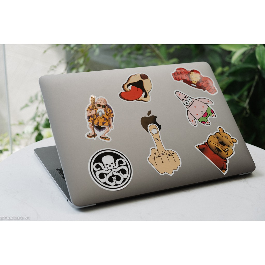 Bộ sticker, nhãn dán sành điệu trang trí cho MacBook/ laptop, vali