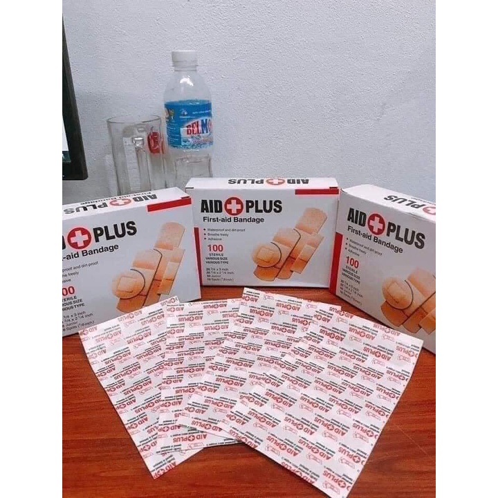 Hộp băng gâu không thấm nước 100 miếng