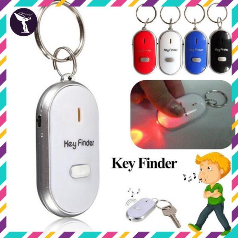 ⚡️KEY FINDER⚡️ Móc Chìa Khóa Huýt Sáo Gắn Thiết Bị Định Vị GPS Có Đèn Nhấp Nháy Chất Lượng Cao