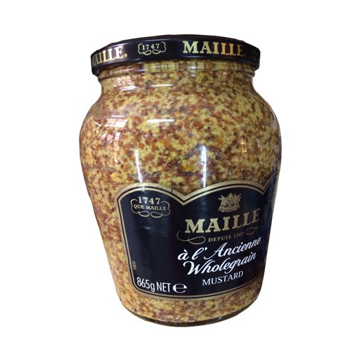 Mù Tạt Nguyên Hạt Maille 865gr/ Whole Grain Mustard - Nhập Khẩu Pháp