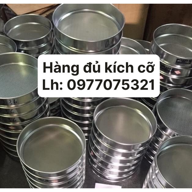 Sàng rây đường kính 30cm các cỡ 0.045mm đến 150mm