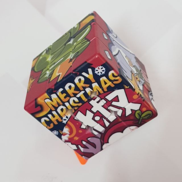 rubik 3x3 hình Noel