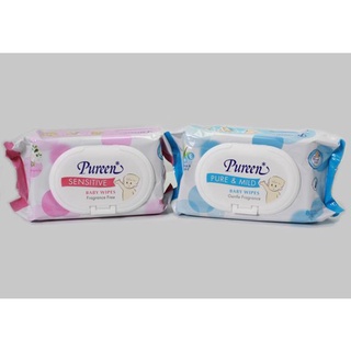 [COMBO 5 BỊCH] Khăn Giấy Uớt Pureen 80 tờ