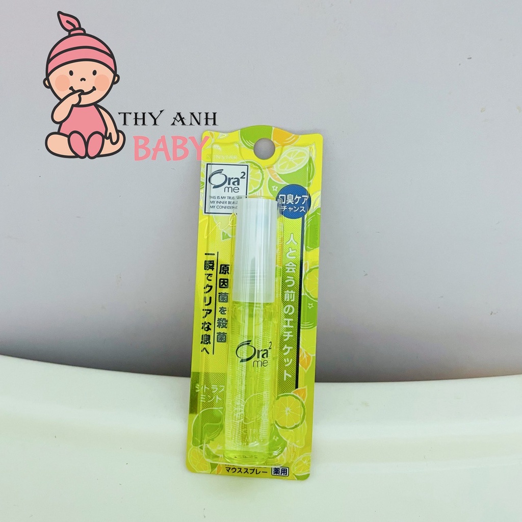 Xịt Thơm Miệng Sunstar Ora2 Nhật Bản 6ml