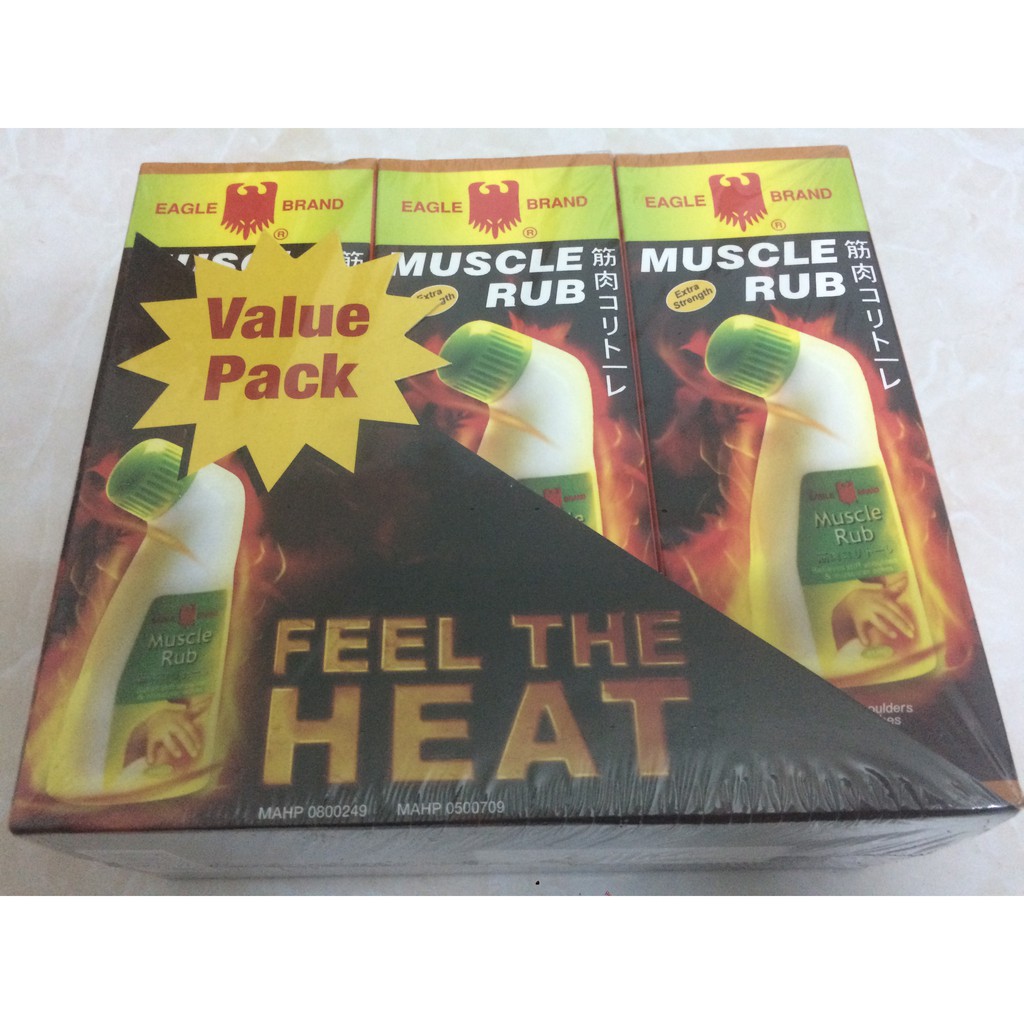 Dầu xoa bóp Con Ó Singapore Eagle Brand Muscle Rub 85ml