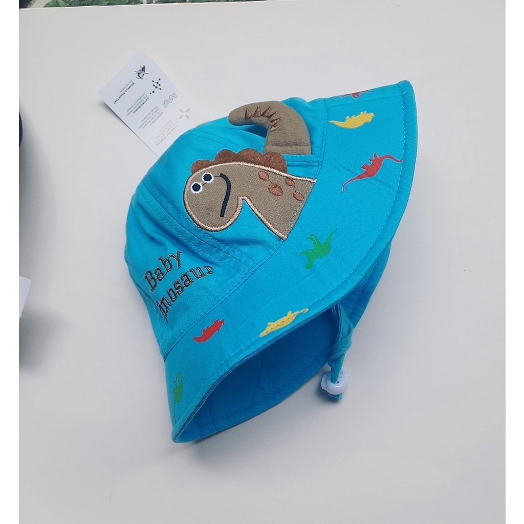 Mũ vành cho bé trai bé gái từ 6 tháng đến 18 tháng họa tiết hình khủng long mùa hè đáng yêu xinh xắn