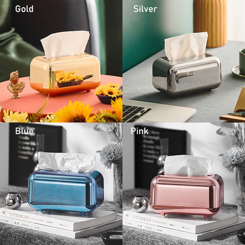 ONLY HOUSE Hộp Đựng Khăn Giấy Để Bàn Phong Cách Châu Âu Cổ Điển Sáng Tạo