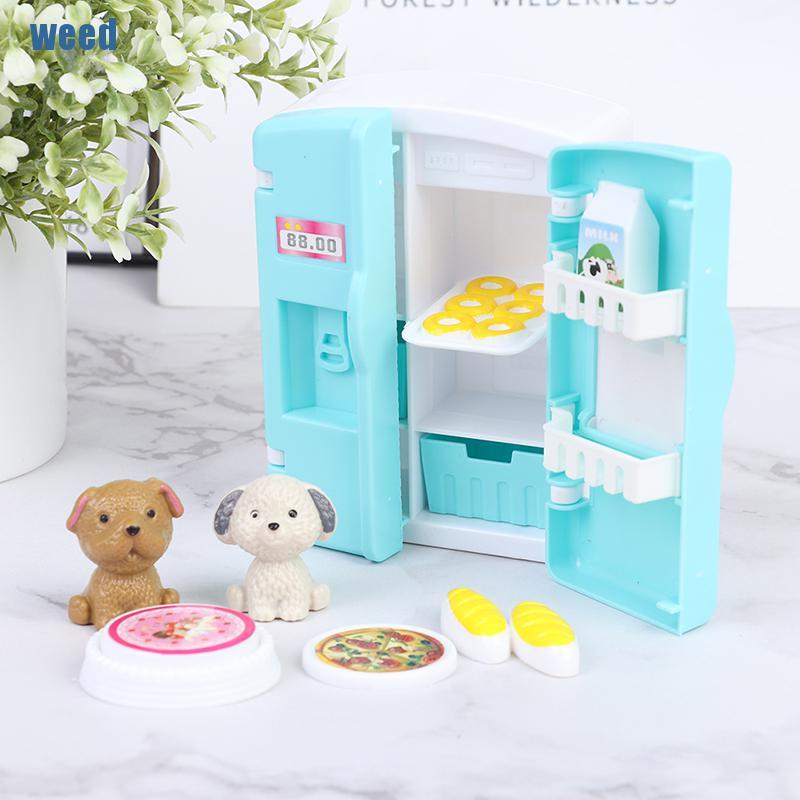 Mô Hình Tủ Lạnh Mini Tỉ Lệ 1: 12 Trang Trí Nhà Búp Bê