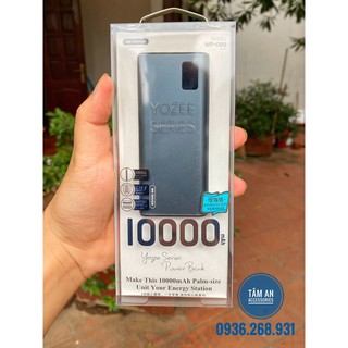 ✅ Sạc dự phòng bỏ túi KingKong WP-099 chính hãng - dung lượng 10.000mah - Siêu mỏng nhẹ, tiện lợi