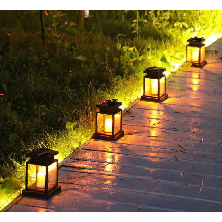 Đèn giả nến sân vườn năng lượng mặt trời