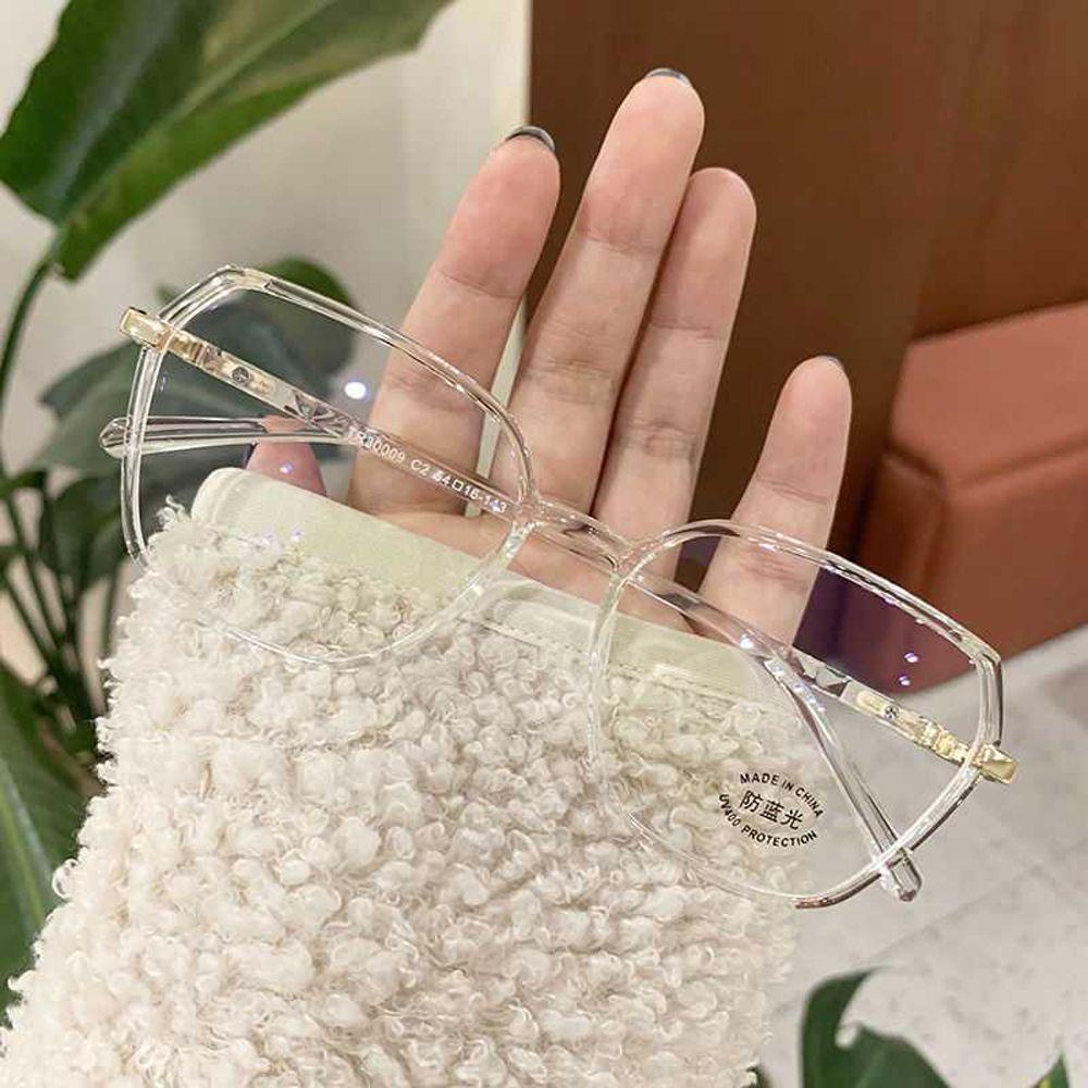 Kính Chống Ánh Sáng Xanh Hình Đa Giác Chăm Sóc Tầm Nhìn Máy Tính Thời Trang