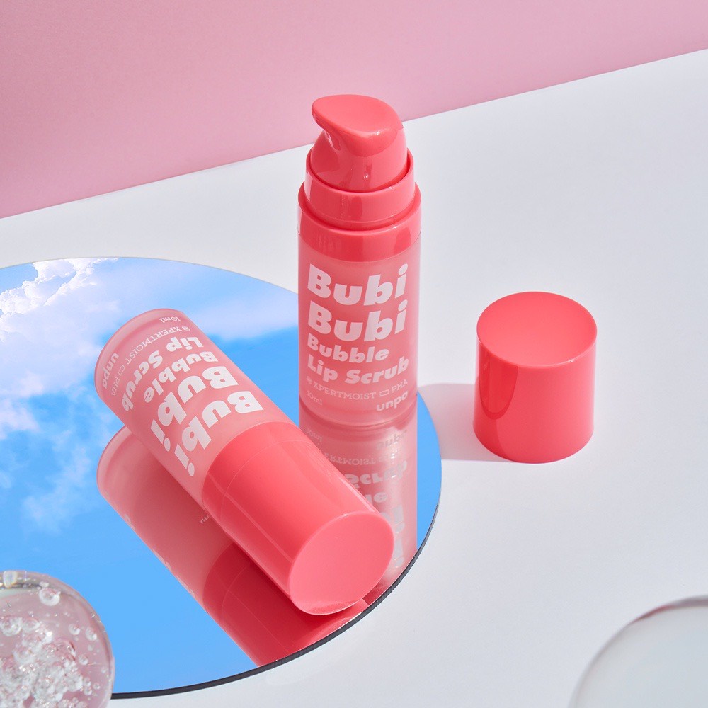 Mẫu Mới Gel Tẩy Tế Bào Chết Môi Sủi Bọt Unpa Bubi Bubi Lip