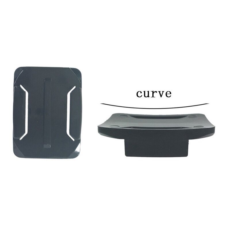 Bộ 4 Miếng dán 3M thẳng cong và 4 đế cong thẳng phẳng cho Gopro SJCAm XIAOMI YI | BigBuy360 - bigbuy360.vn