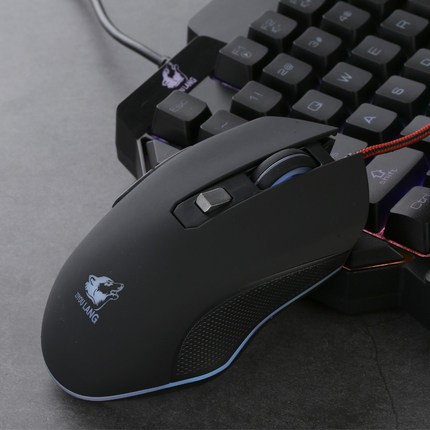 Chuột Quang Gaming HM09 Hồng LED RGB Siêu Êm Siêu Bền 7 Chế Độ Led Bảo Hành 12 Tháng
