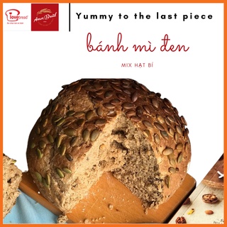 Bánh mì đen nguyên cám mix hạt bí Lovebread thumbnail