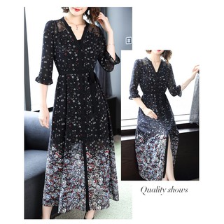 Váy đầm trung niên thời trang duyên dáng, sang trọng