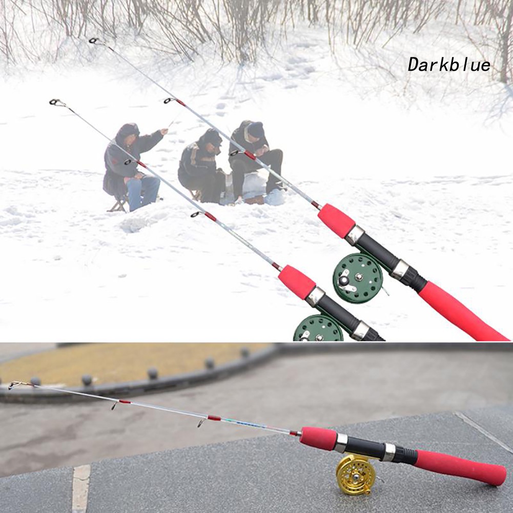 Cần Câu Cá Tôm Mùa Đông Bằng Kim Loại 2 Phần 50cm FHG