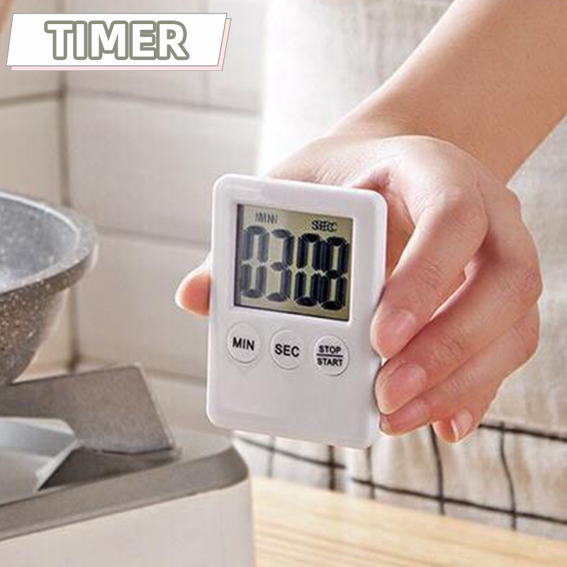 Multi-Function LCD Display Ultra-Thin Electronic Timer Mute with Magnet