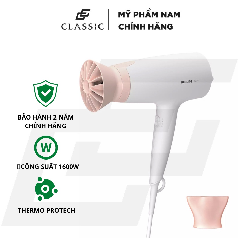 Máy Sấy Tóc Philips BHD300 - Bảo hành chính hãng 2 năm