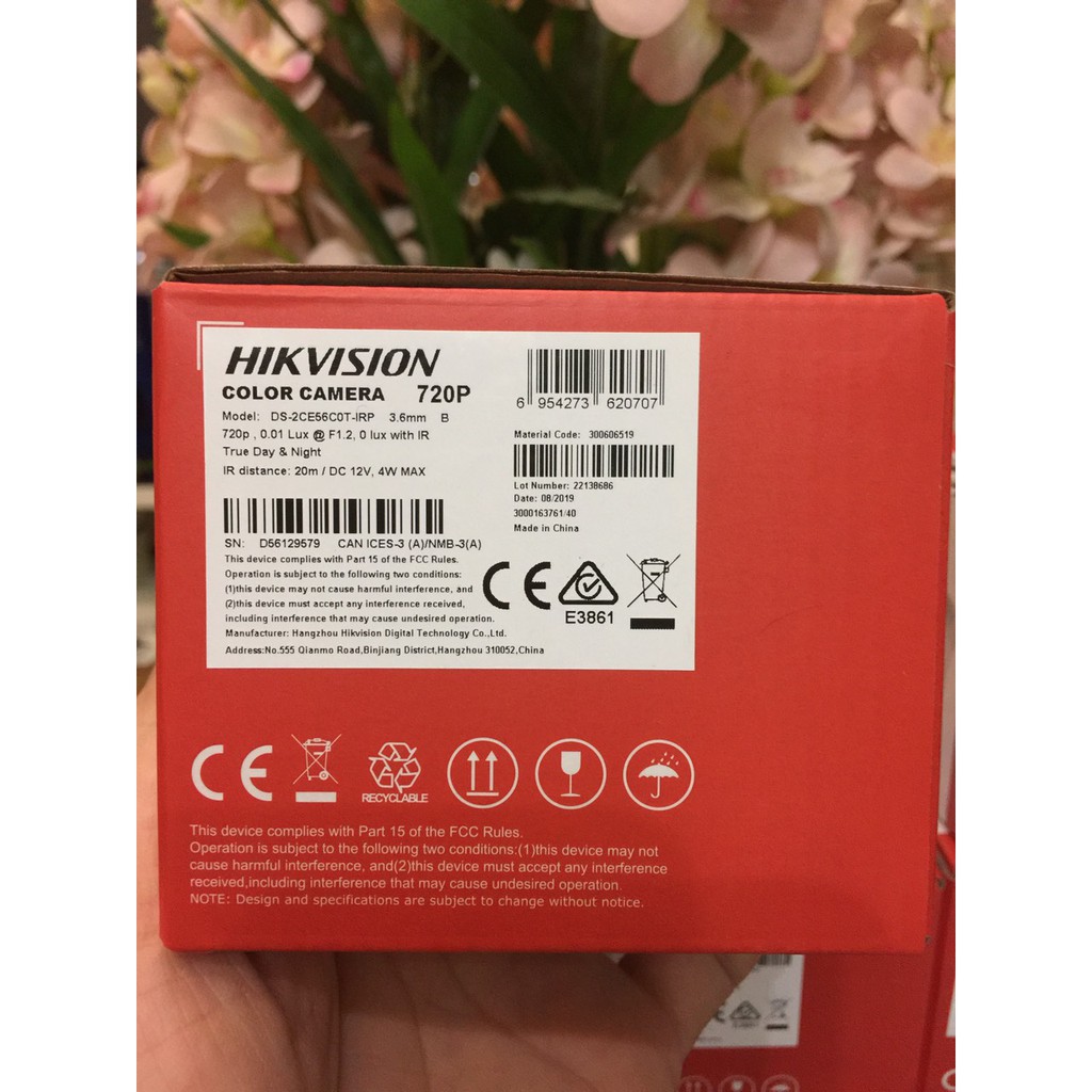 Camera HIKVISION DS-2CE56C0T-IRP & IR
