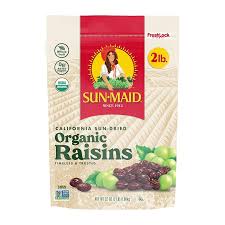 Nho Khô Hữu Cơ Sunmaid Organic Raisins 907gr