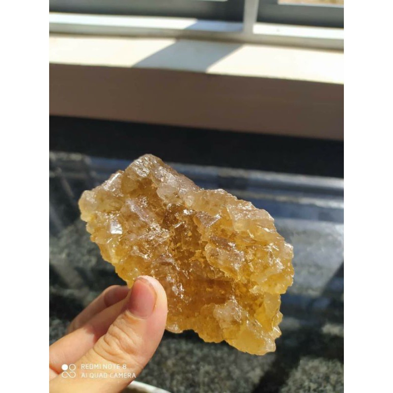 Đường phèn tự nhiên đựng phi inox sạch sẽ | BigBuy360 - bigbuy360.vn