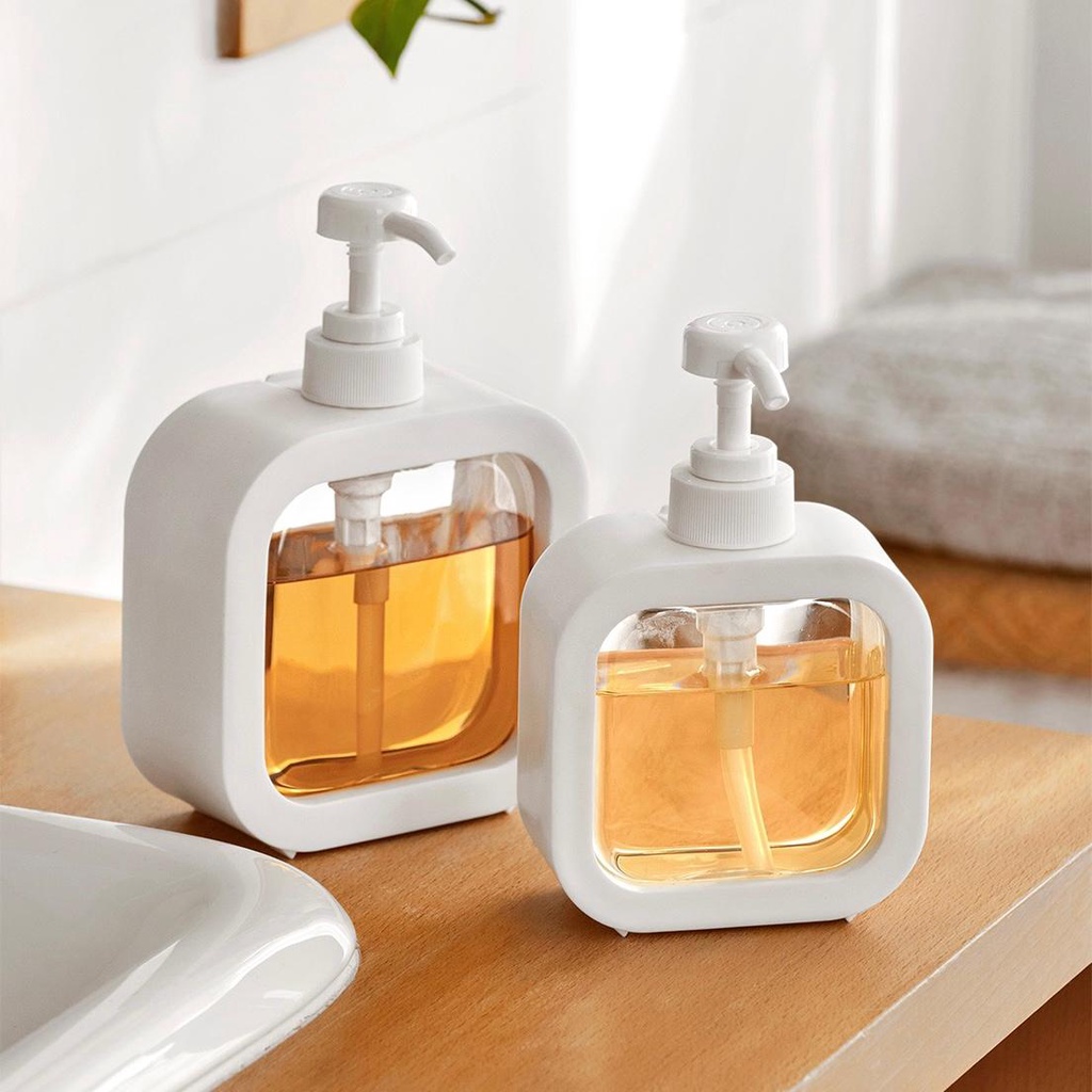Bình đựng xà phòng, nước rửa tay outlet trày nhẹ